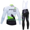 Cykeltøj Langærmet + Bib Cykelbukser 2019 Dimension Data N001